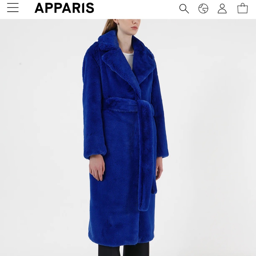 Mona Faux Fur Trench Coat -OUT OF STOCK ONLINE!